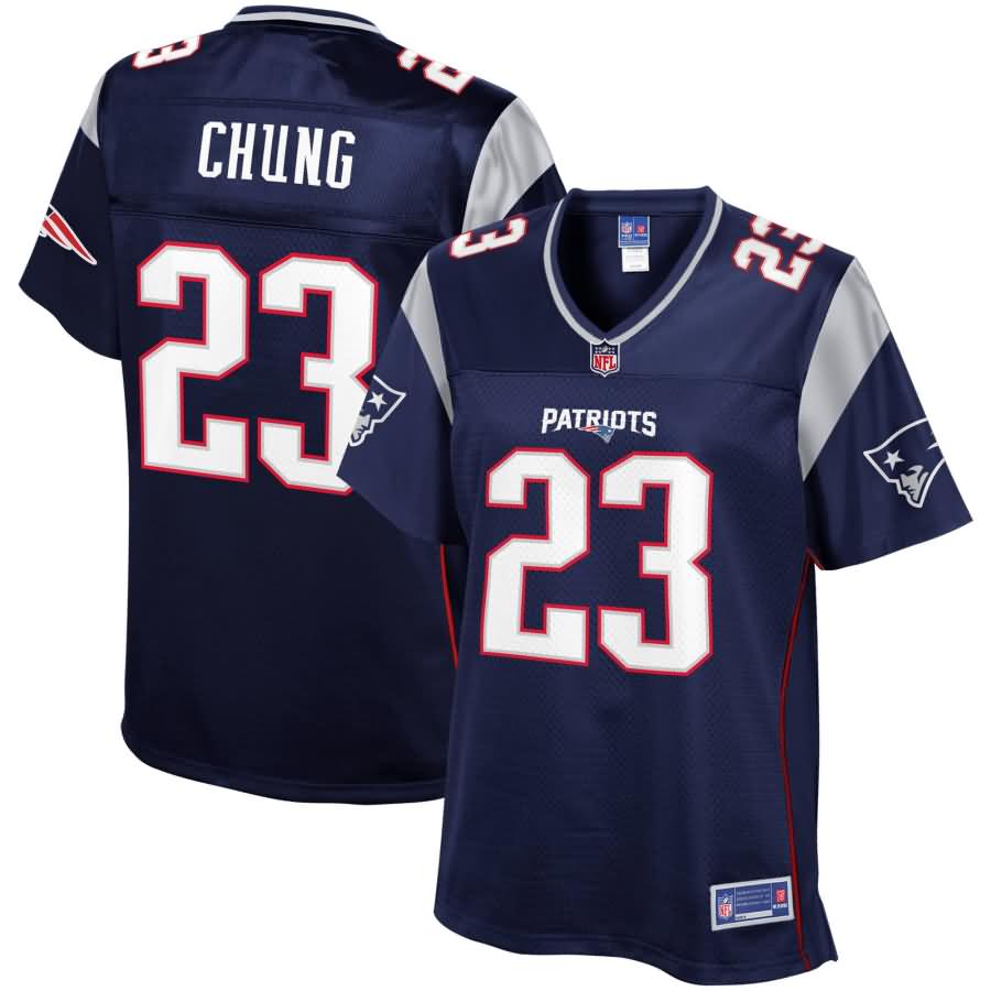 Women's New England Patriots Patrick Chung NFL Pro Line Navy Team Color Jersey