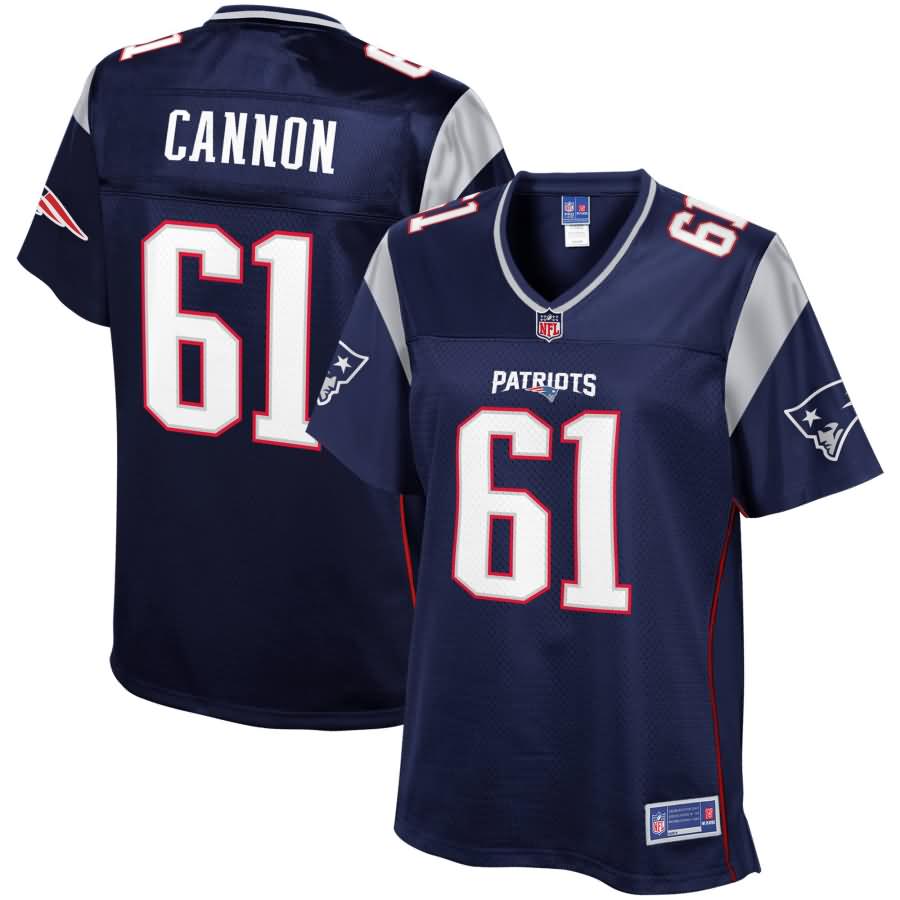 Women's New England Patriots Marcus Cannon NFL Pro Line Navy Team Color Jersey