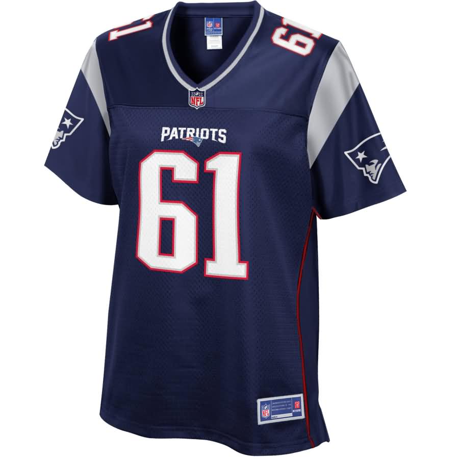 Women's New England Patriots Marcus Cannon NFL Pro Line Navy Team Color Jersey