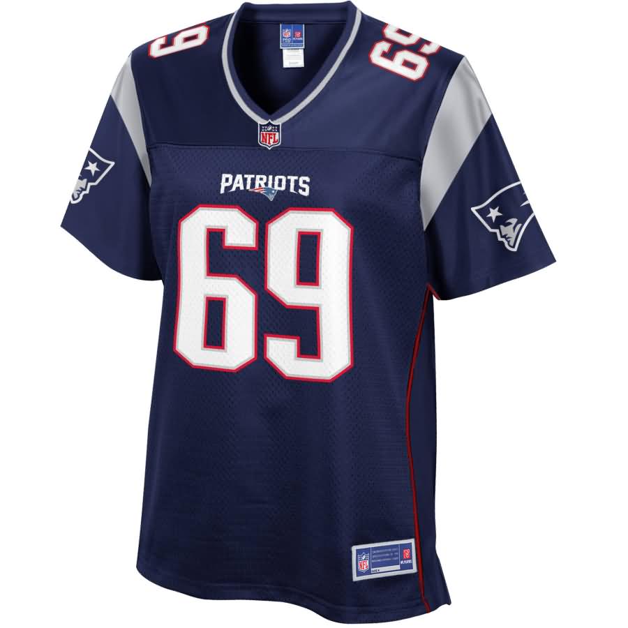 Women's New England Patriots Shaq Mason NFL Pro Line Navy Team Color Jersey