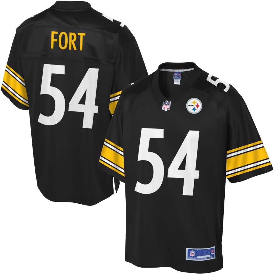 Youth Pittsburgh Steelers LJ Fort NFL Pro Line Black Team Color Jersey