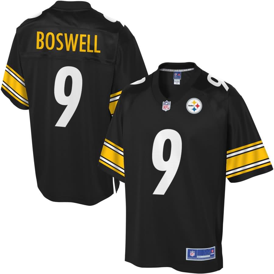 Men's Pittsburgh Steelers Chris Boswell NFL Pro Line Black Team Color Jersey