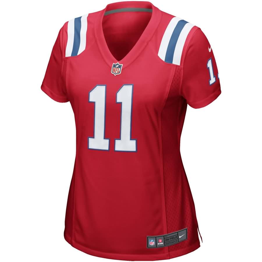 Julian Edelman New England Patriots Nike Women's Game Jersey - Red