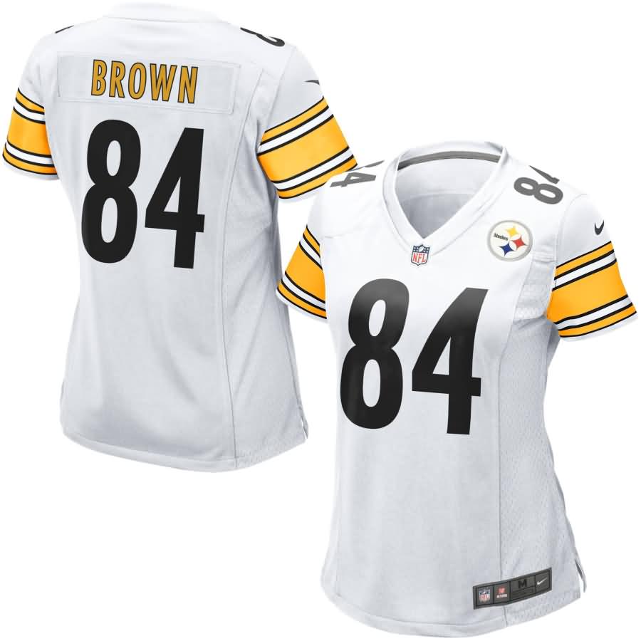 Antonio Brown Pittsburgh Steelers Nike Women's Game Jersey - White