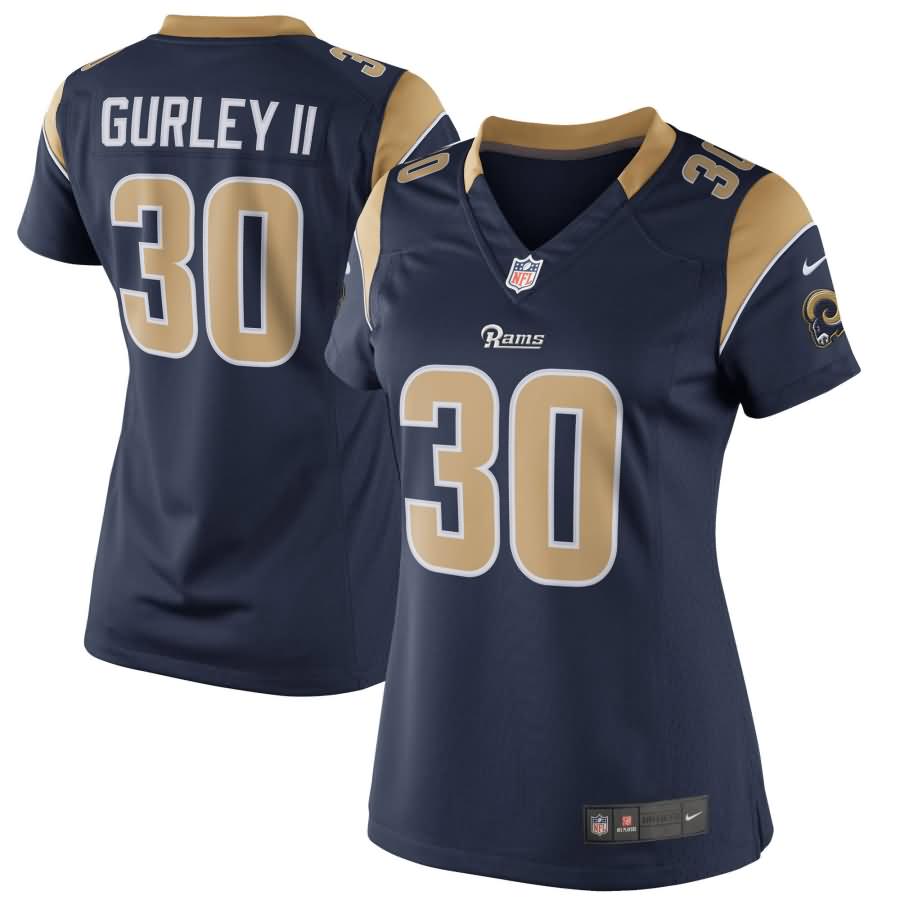 Todd Gurley II Los Angeles Rams Nike Women's Limited Jersey - Navy