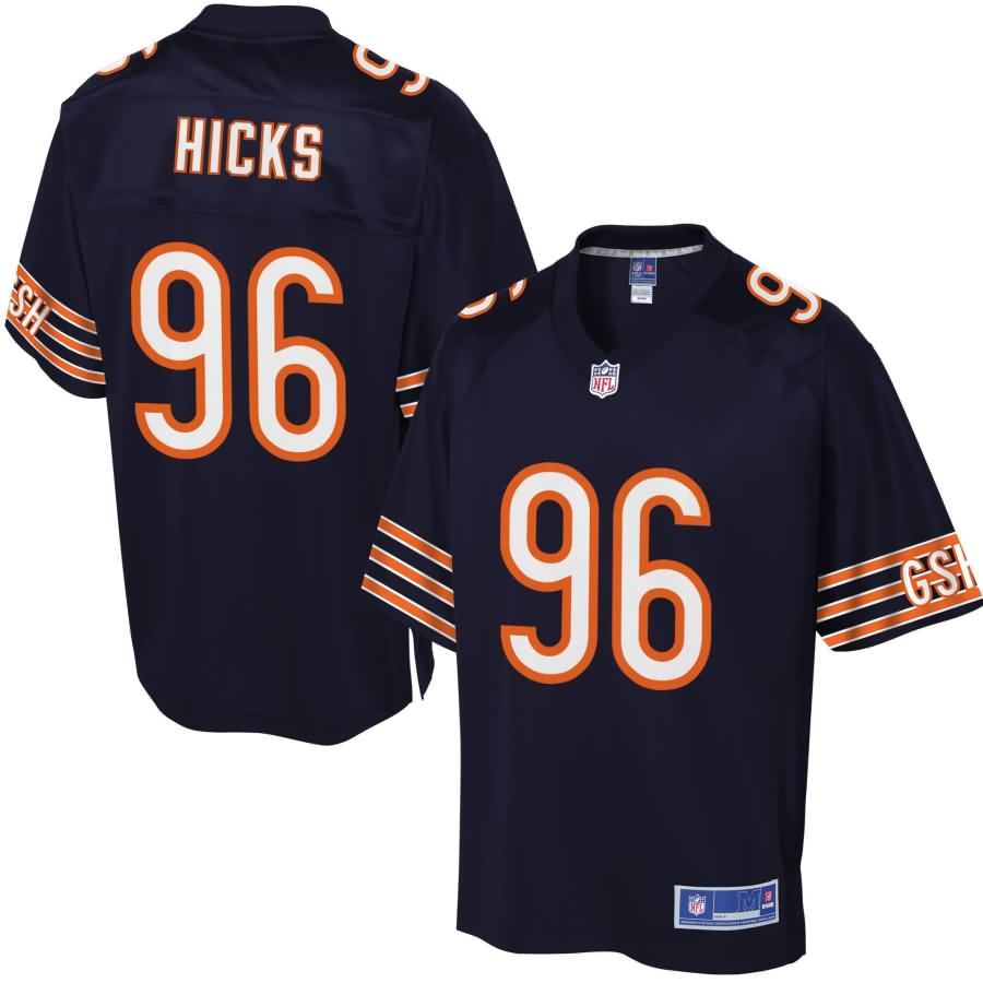 Men's Chicago Bears Akiem Hicks NFL Pro Line Navy Team Color Jersey