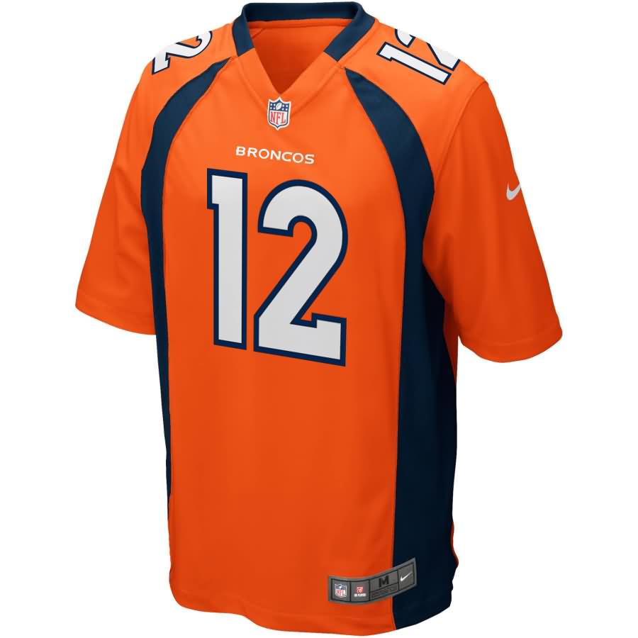 Paxton Lynch Denver Broncos Nike Game Jersey - Orange