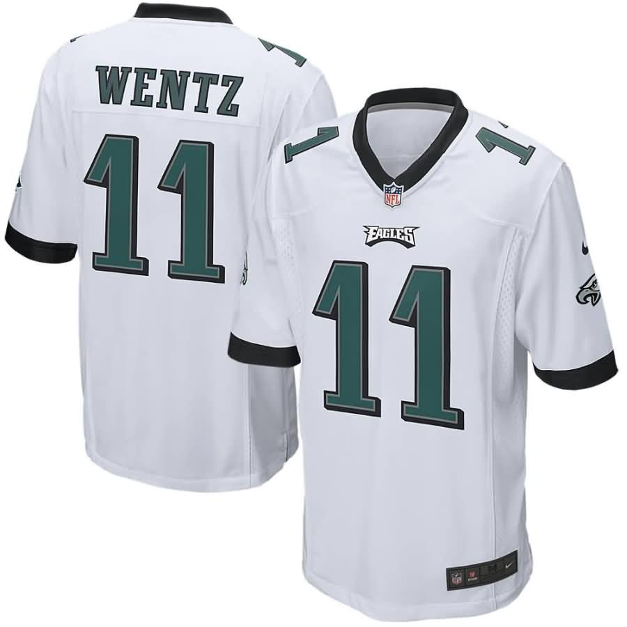 Carson Wentz Philadelphia Eagles Nike Game Jersey - White