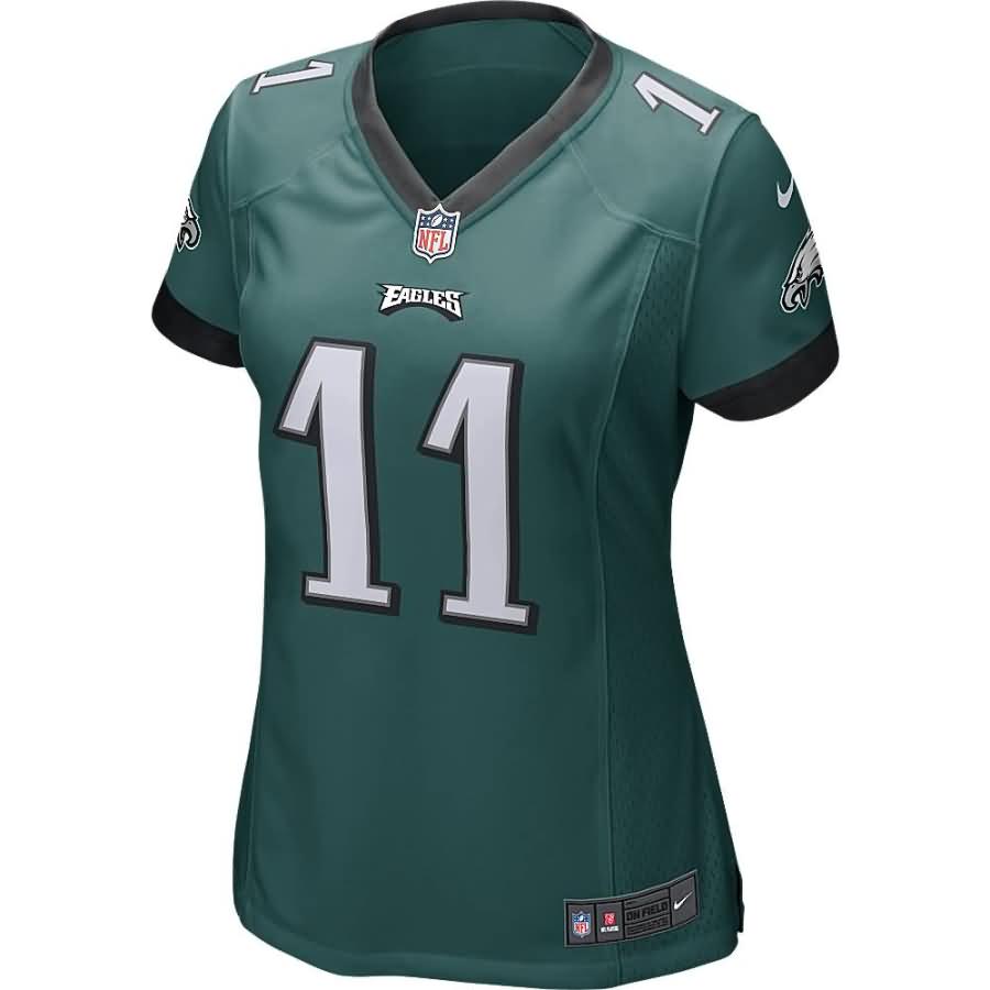 Carson Wentz Philadelphia Eagles Nike Women's Game Jersey - Green