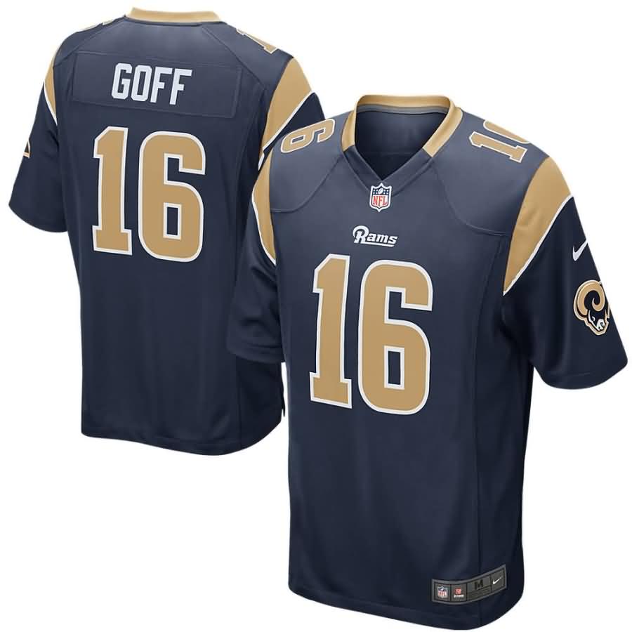 Jared Goff Los Angeles Rams Nike Youth Game Jersey - Navy