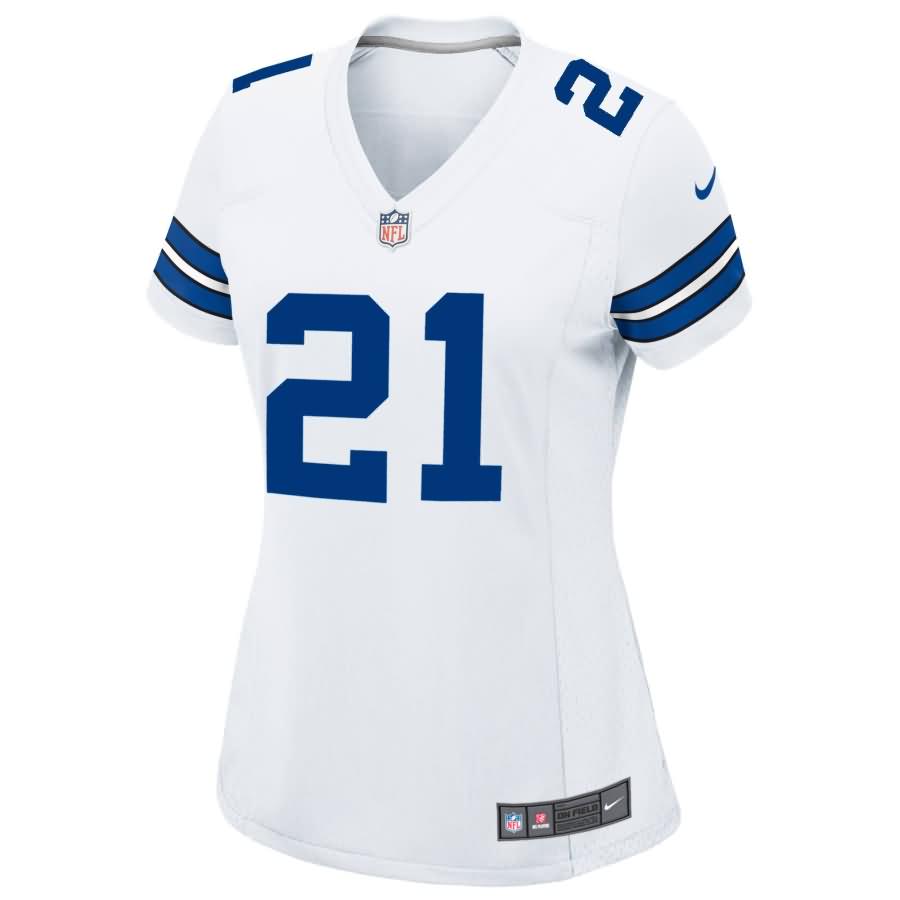 Ezekiel Elliott Dallas Cowboys Nike Women's Game Jersey - White