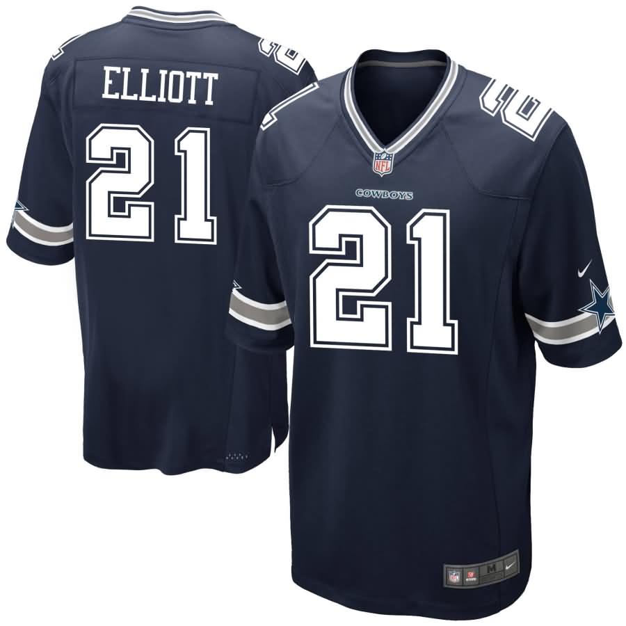 Ezekiel Elliott Dallas Cowboys Nike Youth Game Jersey - Navy