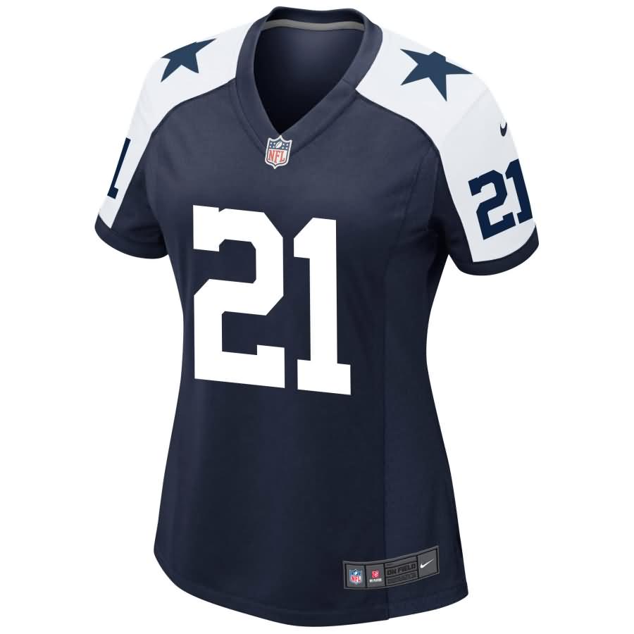 Ezekiel Elliott Dallas Cowboys Nike Women's Alternate Game Jersey - Navy