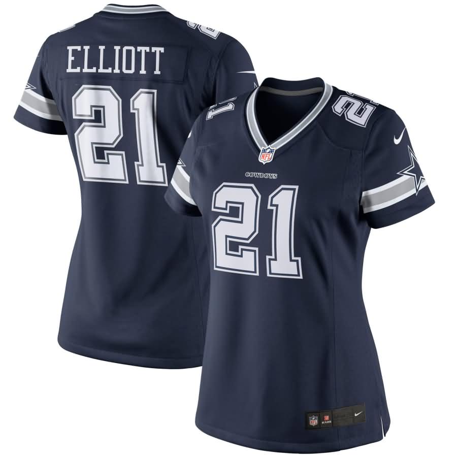 Ezekiel Elliott Dallas Cowboys Nike Women's Limited Jersey - Navy