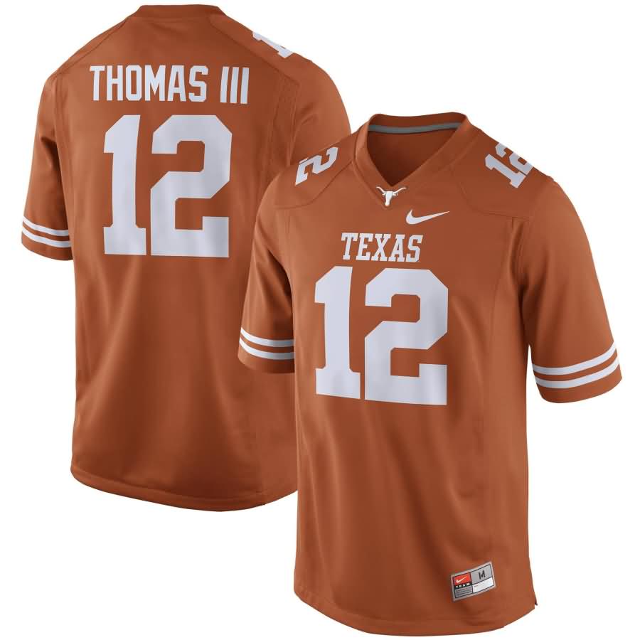 Earl Thomas Texas Longhorns Nike Alumni Football Game Jersey - Orange