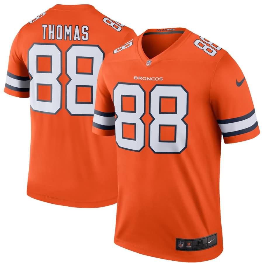 Demaryius Thomas Denver Broncos Nike Color Rush Legend Jersey - Orange