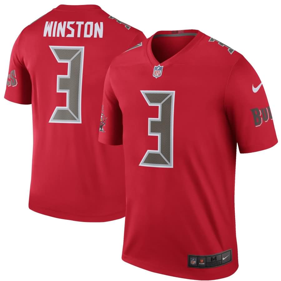 Jameis Winston Tampa Bay Buccaneers Nike Color Rush Legend Jersey - Red