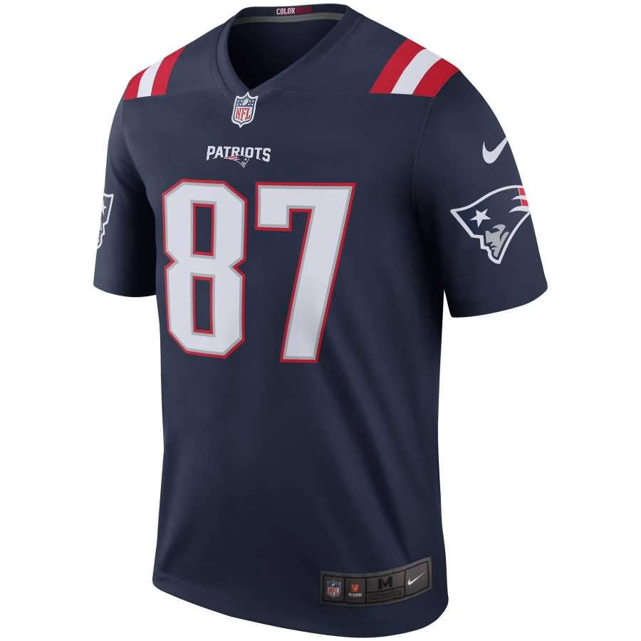 Rob Gronkowski New England Patriots Nike Color Rush Legend Jersey - Navy