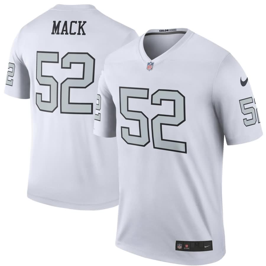 Khalil Mack Oakland Raiders Nike Color Rush Legend Jersey - White