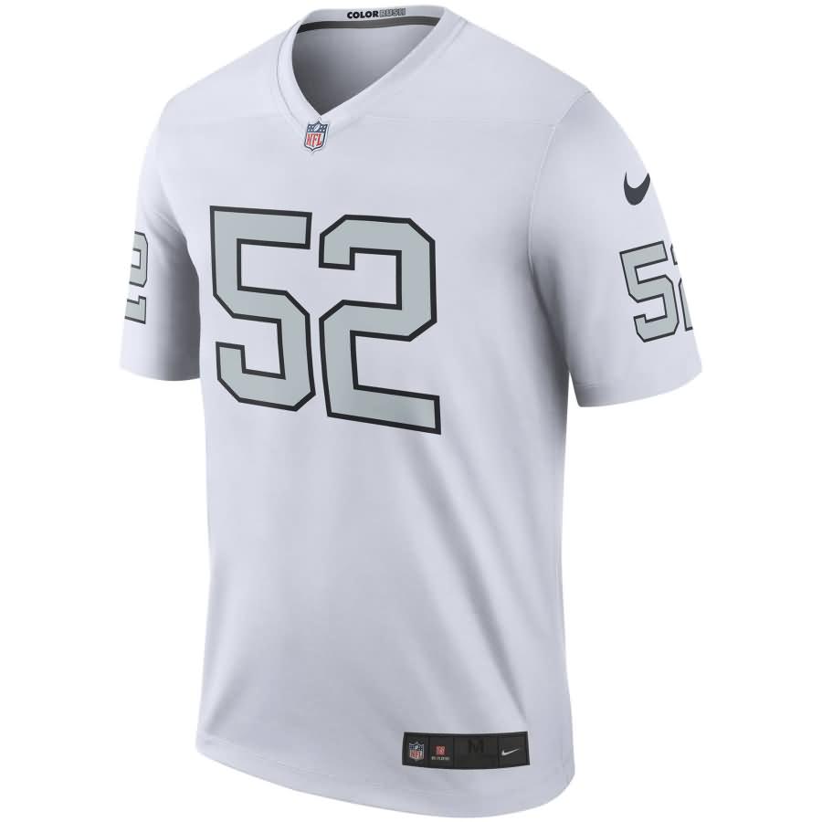 Khalil Mack Oakland Raiders Nike Color Rush Legend Jersey - White