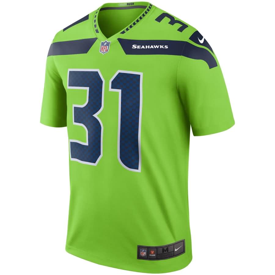 Kam Chancellor Seattle Seahawks Nike Color Rush Legend Jersey - Green