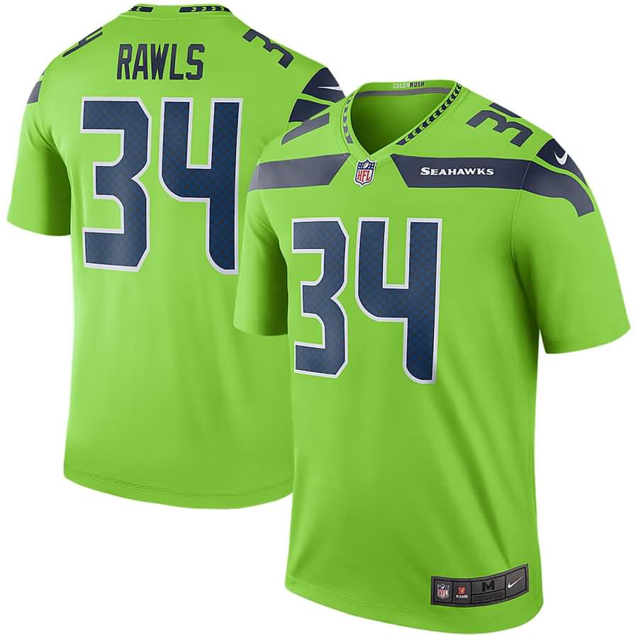 Thomas Rawls Seattle Seahawks Nike Color Rush Legend Jersey - Green