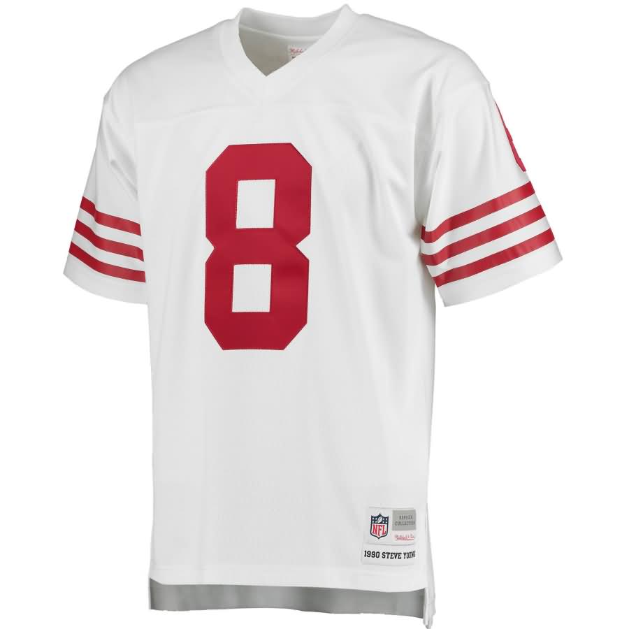 Steve Young San Francisco 49ers Mitchell & Ness 1990 Replica Retired Player Jersey - White