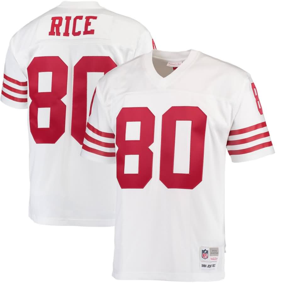 Jerry Rice San Francisco 49ers Mitchell & Ness 1990 Replica Retired Player Jersey - White