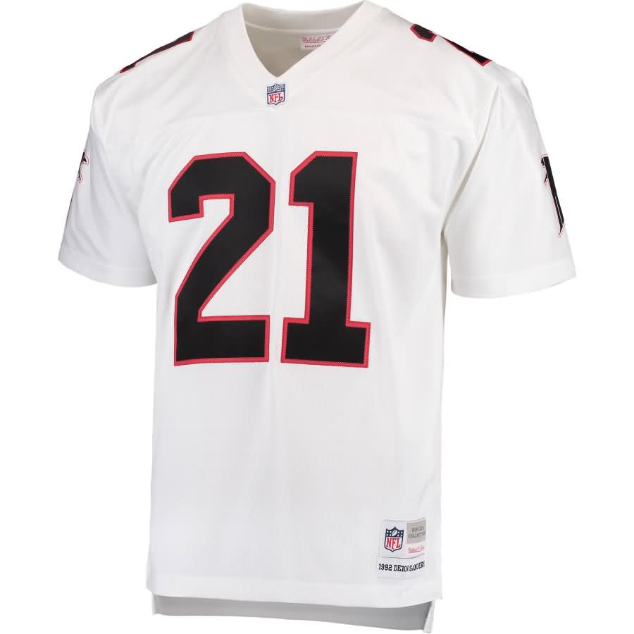 Deion Sanders Atlanta Falcons Mitchell & Ness 1992 Replica Retired Player Jersey - White