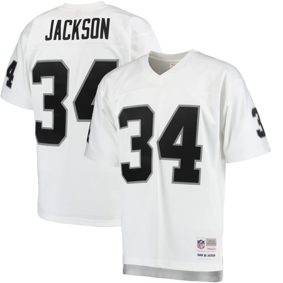 Bo Jackson Oakland Raiders Mitchell & Ness 1988 Replica Retired Player Jersey - White