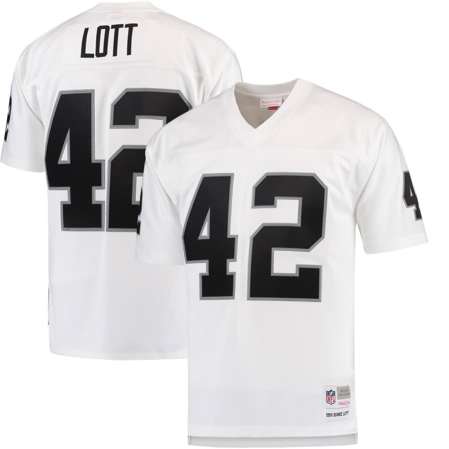 Ronnie Lott Oakland Raiders Mitchell & Ness 1991 Replica Retired Player Jersey - White