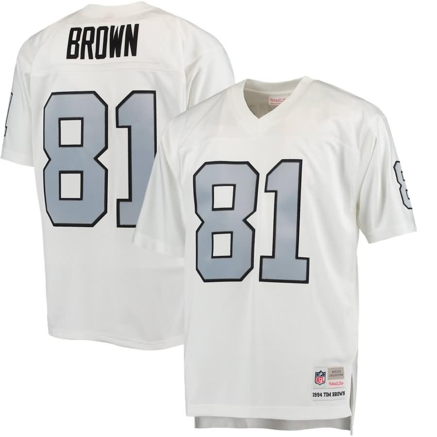 Tim Brown Oakland Raiders Mitchell & Ness 1994 Replica Retired Player Jersey - White