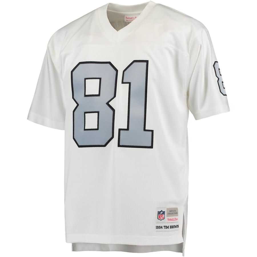 Tim Brown Oakland Raiders Mitchell & Ness 1994 Replica Retired Player Jersey - White