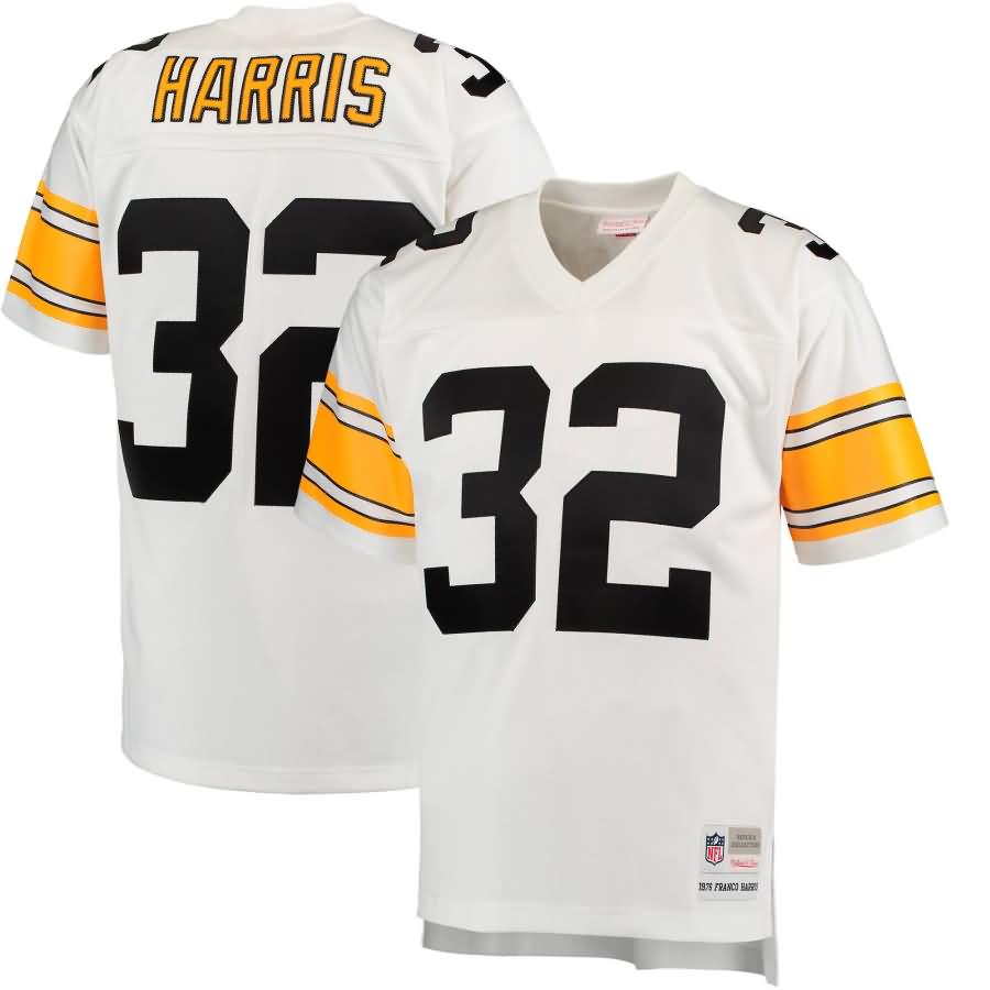 Franco Harris Pittsburgh Steelers Mitchell & Ness 1976 Replica Retired Player Jersey - White