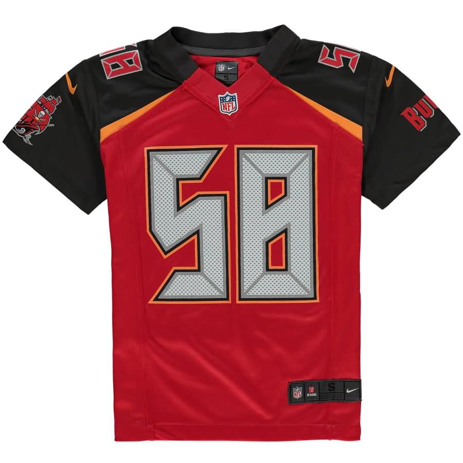 Kwon Alexander Tampa Bay Buccaneers Nike Youth Game Jersey - Red