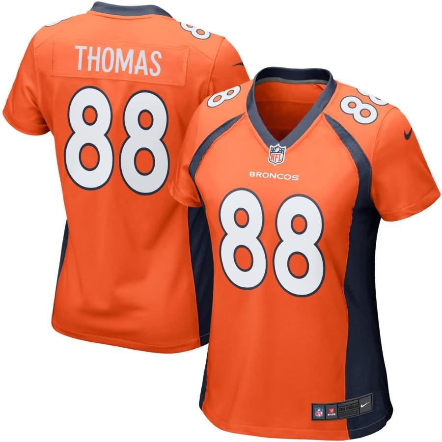 Demaryius Thomas Denver Broncos Nike Girls Youth Game Jersey - Orange