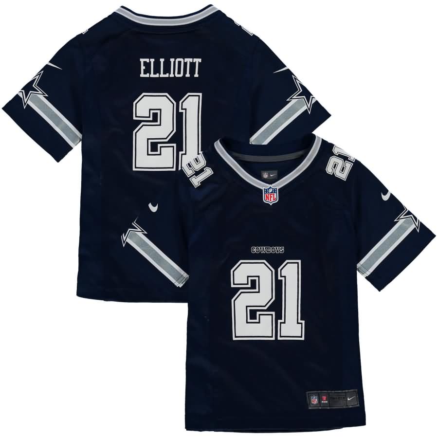 Ezekiel Elliott Dallas Cowboys Nike Girls Youth Game Jersey - Navy