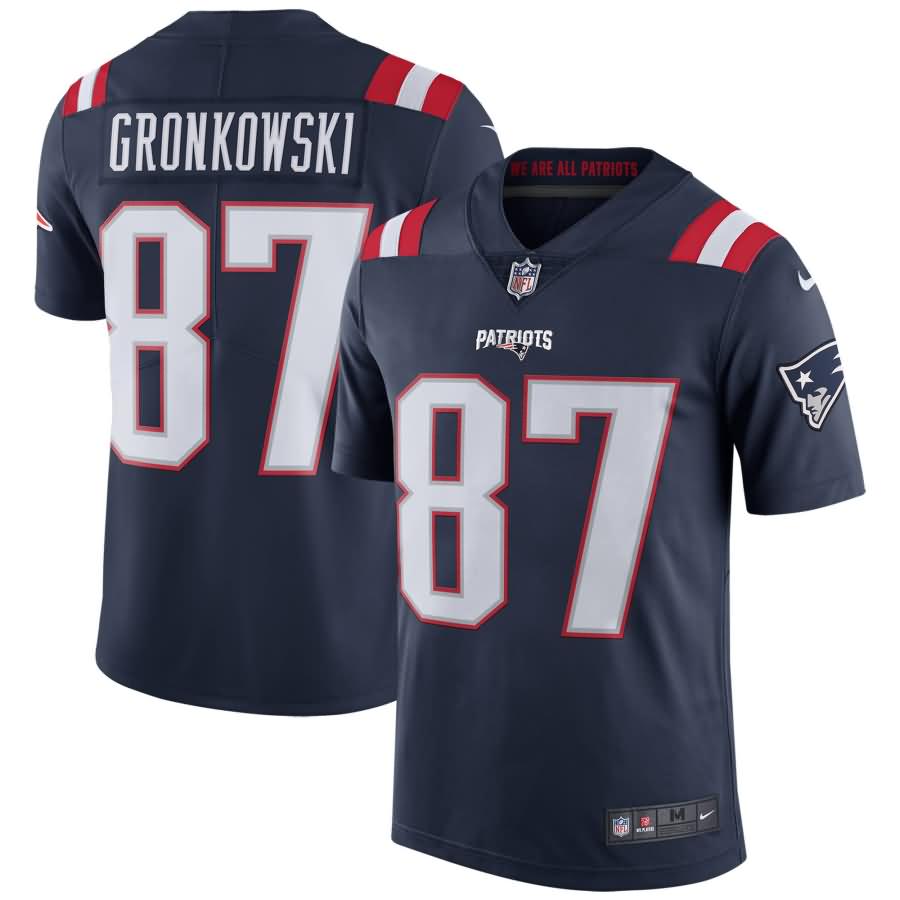 Rob Gronkowski New England Patriots Nike Vapor Untouchable Color Rush Limited Player Jersey - Navy