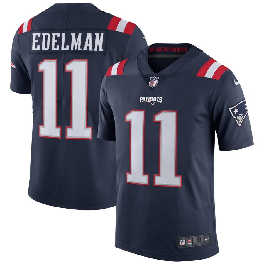 Julian Edelman New England Patriots Nike Vapor Untouchable Color Rush Limited Player Jersey - Navy