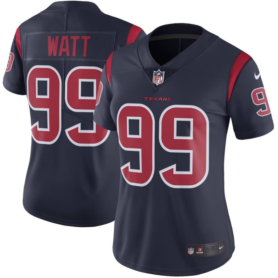 J.J. Watt Houston Texans Nike Women's Color Rush Limited Jersey - Navy