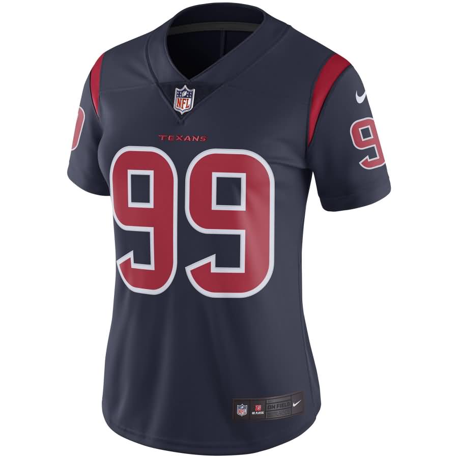 J.J. Watt Houston Texans Nike Women's Color Rush Limited Jersey - Navy