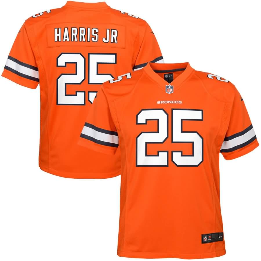 Chris Harris Jr Denver Broncos Nike Youth Color Rush Game Jersey - Orange