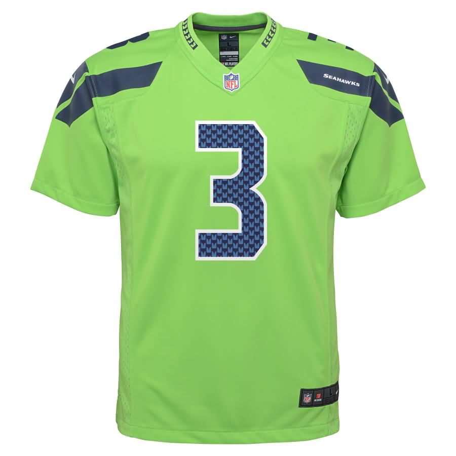 Russell Wilson Seattle Seahawks Nike Youth Color Rush Game Jersey - Green