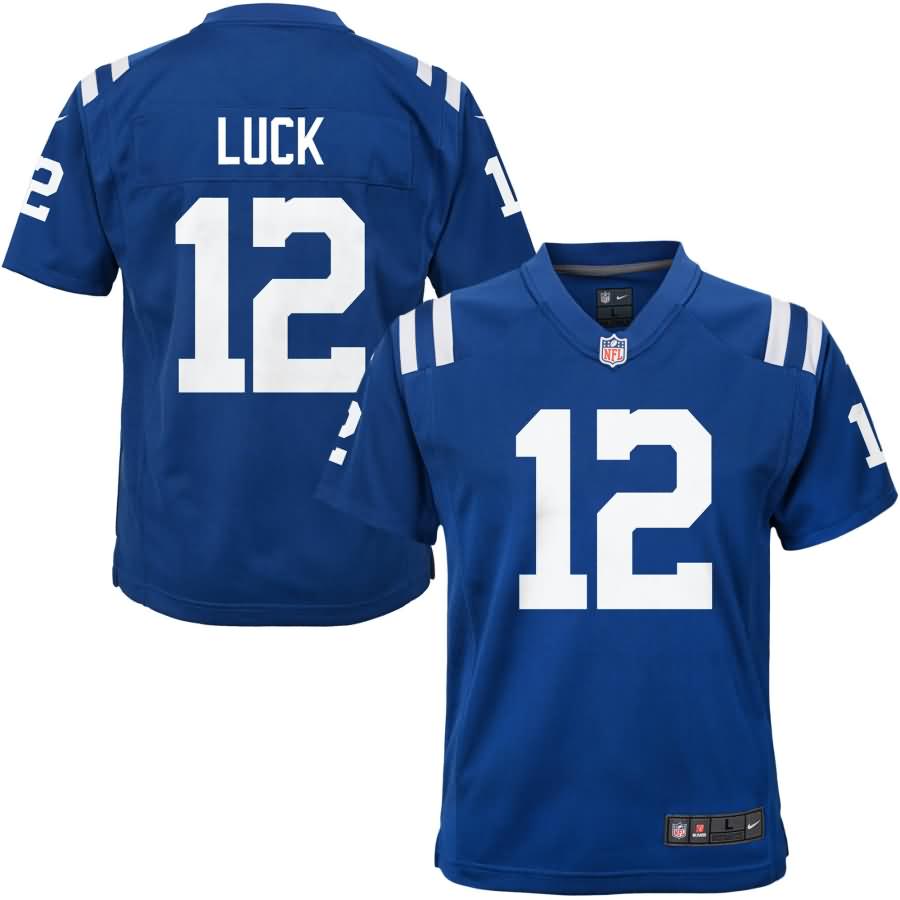 Andrew Luck Indianapolis Colts Nike Youth Color Rush Game Jersey - Royal