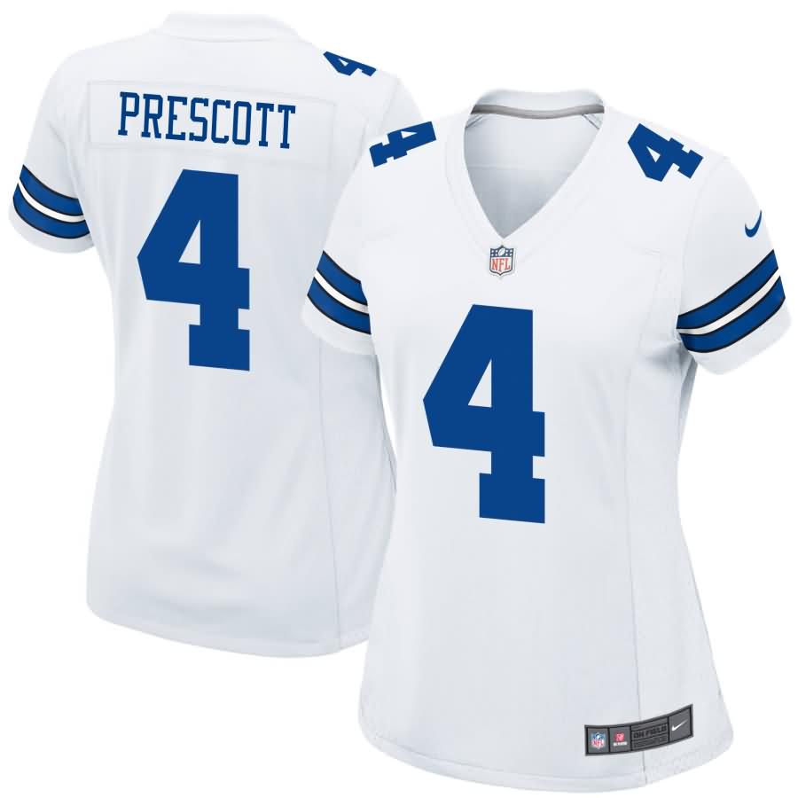 Dak Prescott Dallas Cowboys Nike Women's Game Jersey - White