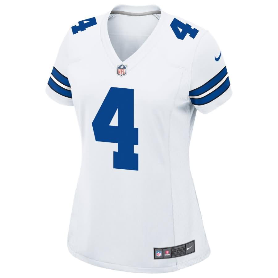 Dak Prescott Dallas Cowboys Nike Women's Game Jersey - White