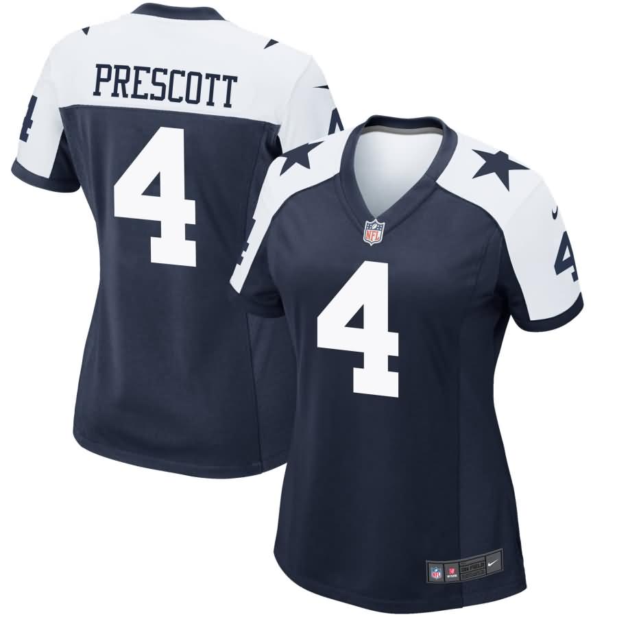 Dak Prescott Dallas Cowboys Nike Women's Alternate Game Jersey - Navy