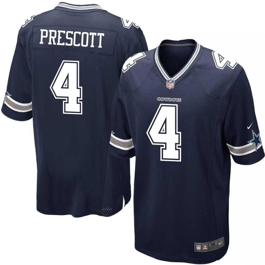 Dak Prescott Dallas Cowboys Nike Youth Game Jersey - Navy