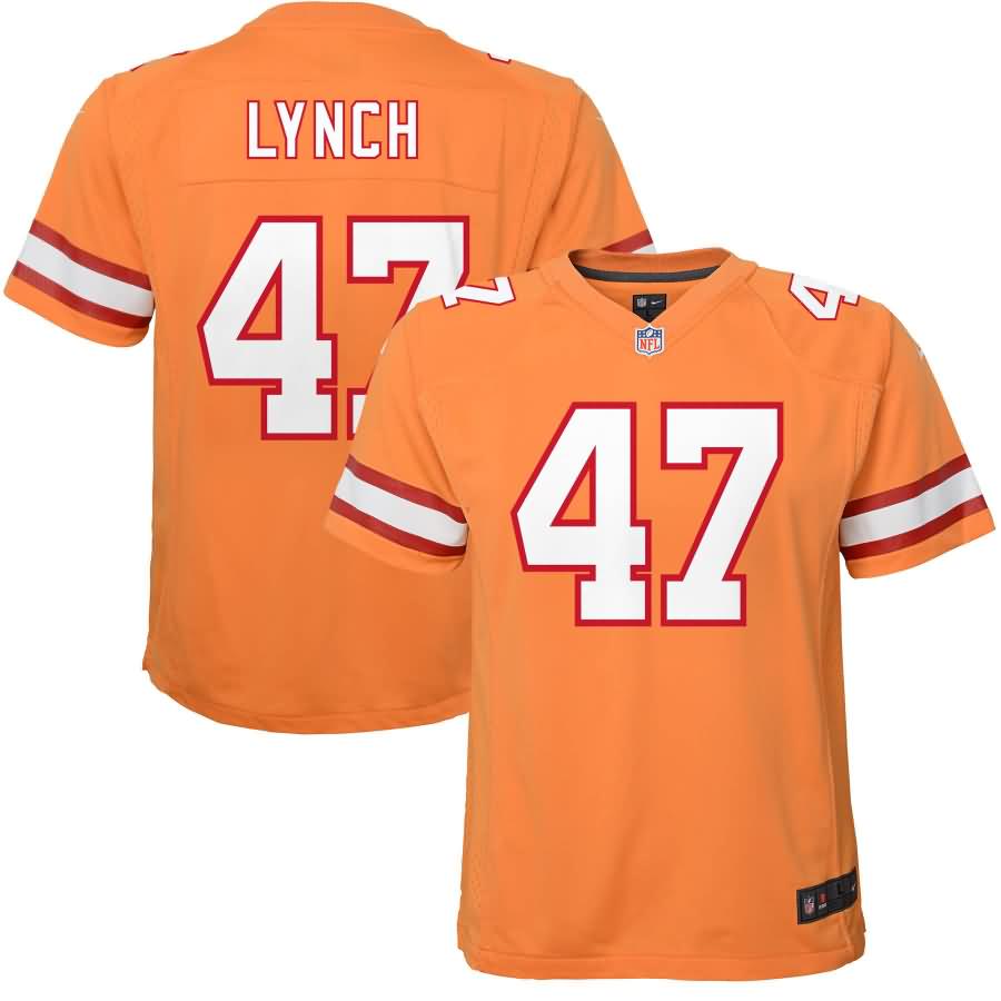 John Lynch Tampa Bay Buccaneers Nike Youth Retired Game Jersey - Orange