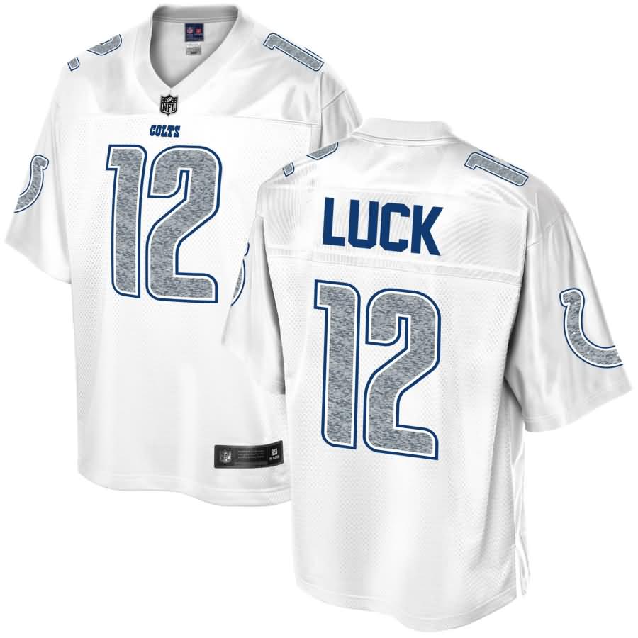 Andrew Luck Indianapolis Colts NFL Pro Line White Out Fashion Jersey - White